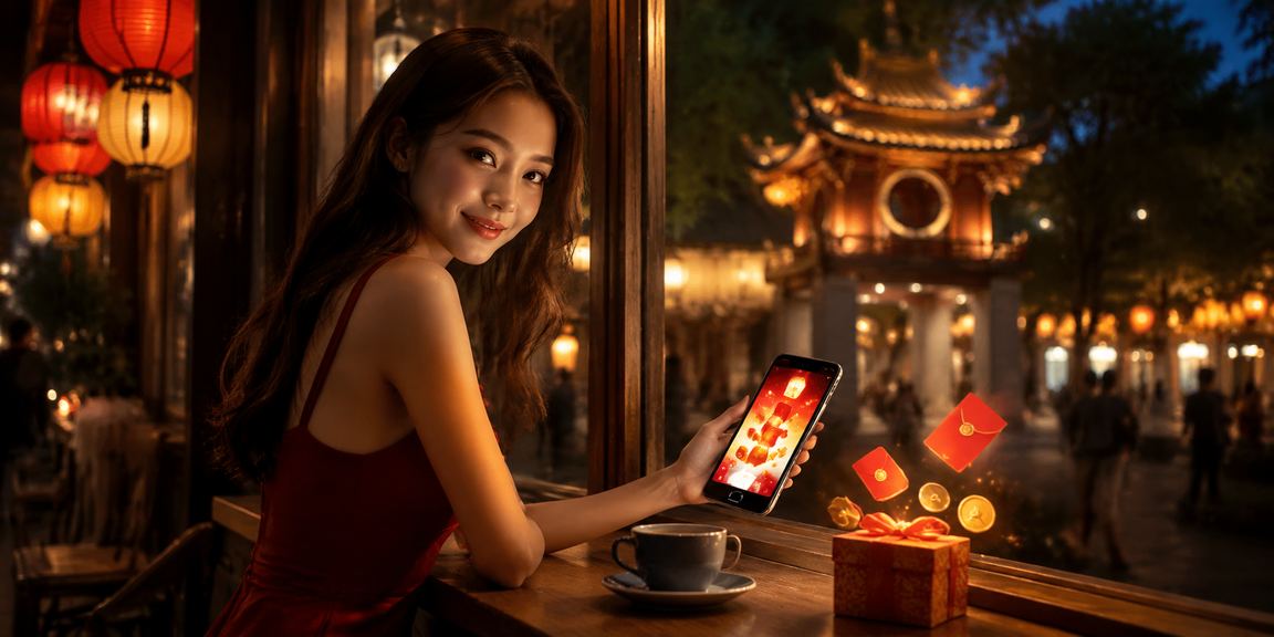 Phong bì đỏ may mắn và ưu đãi thưởng tại Hà Nội trong không khí lễ hội